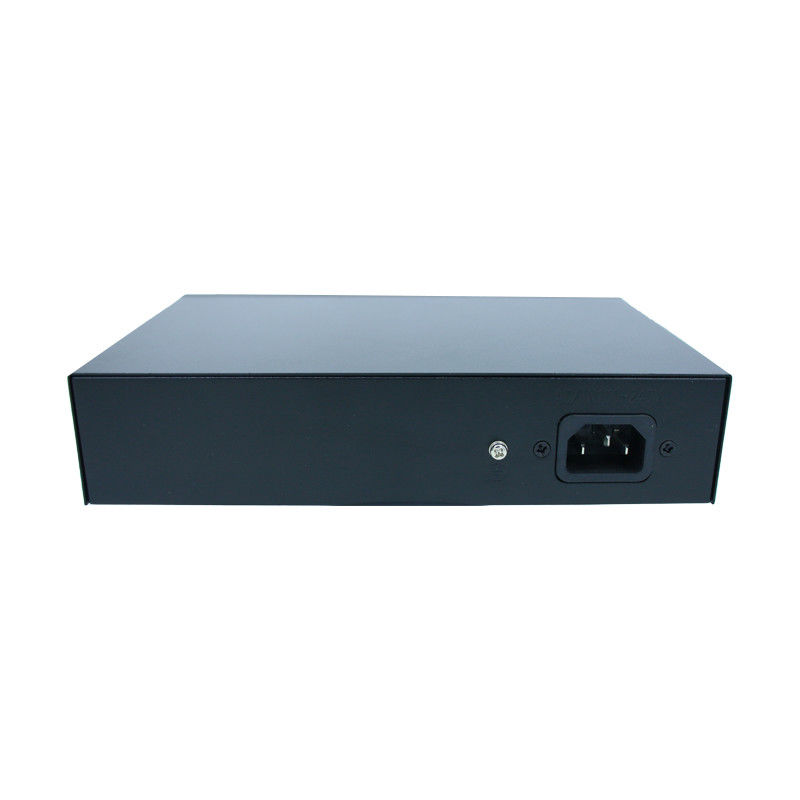 IEEE802.3x Industrial Unmanaged POE Switch Fiber Optic POE Switch 7 Gigabit Ports